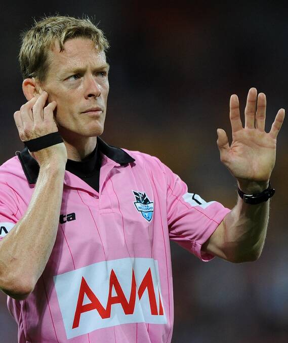 CENTRE STAGE: Wagga resident Brett Suttor has been selected as a touch judge for Sunday's NRL grand final between Melbourne Storm and Cronulla Sharks. Picture: Getty Images