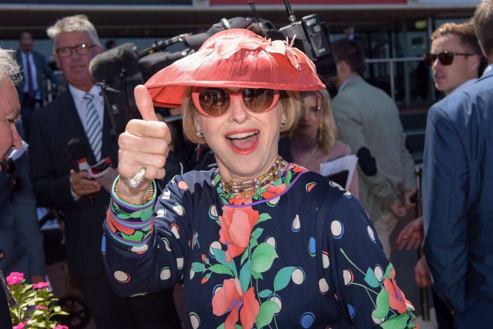 THUMBS UP TO THE CUP:  Gai Waterhouse has nominated four horses for the Wagga Gold Cup carnival. Picture: Getty Images