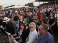 PEOPLE EVERYWHERE: The Wagga Gold Cup day crowd of 7000 was down on previous years but there was still little room to move at Murrumbidgee Turf Club. Picture: Les Smith