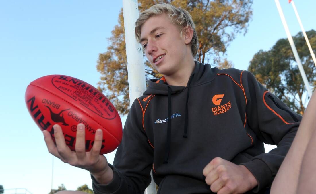 BACK IN: Talented teenage forward Nathan Richards will return to Griffith's team for Saturday's clash with Turvey Park. Picture: The Area News