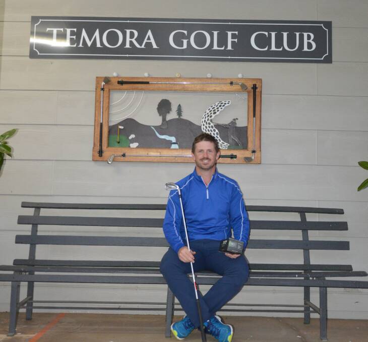 WINNER: Wagga's Luke Chisholm scored a one-shot victory in Sunday's Temora Open. Picture: The Temora Independent 
