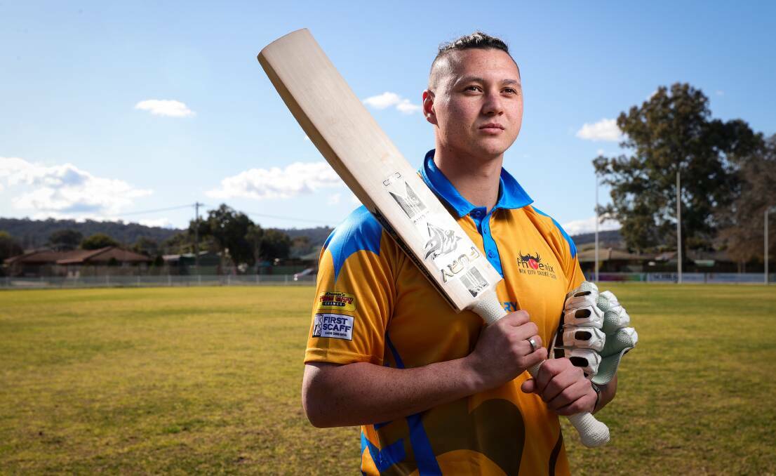 Talor Scott spent a couple of seasons with Cricket Albury-Wodonga club New City. Picture by James Wiltshire