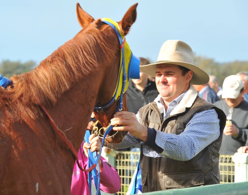 OFF TO CANBERRA: Wagga trainer Trevor Sutherland will unveil his first two-year-olds of the season at Canberra on Friday. Picture: Kieren L Tilly