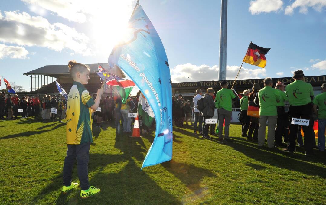 Pictures from the opening ceremony in Wagga