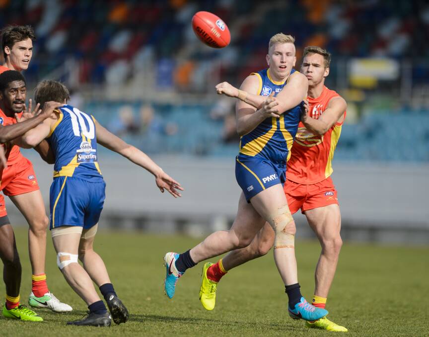 STAR SIGNING: Canberra Demons key forward Josh Bennett has signed with Riverina League club Narrandera for next season. Picture: Sitthixay Ditthavong