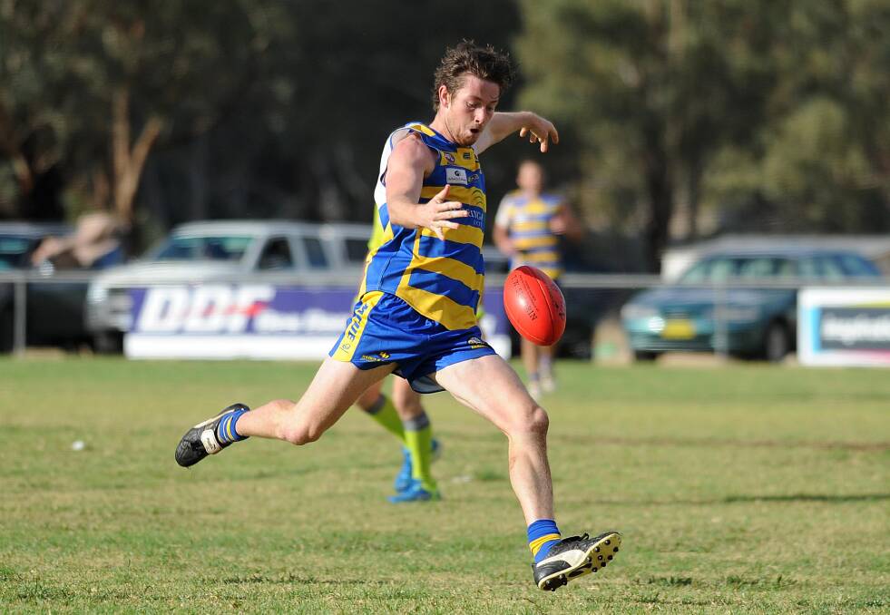 RECOGNISED: Harry Collins won Mangoplah-Cookardinia United-Eastlakes' best and fairest again in 2016. Picture: Laura Hardwick