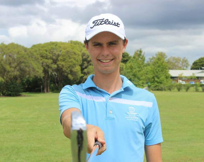 ACE: Wagga golfer Charlie Pilon has plenty to look forward to in 2017 as he prepares to make a move to the United States.