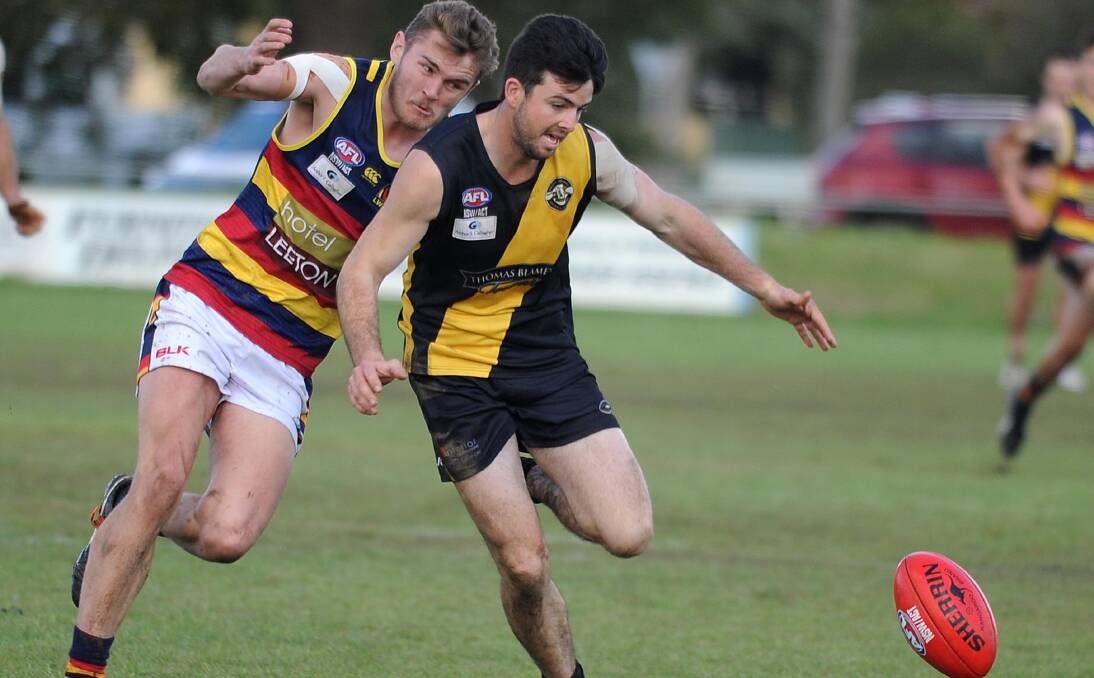 NEW CHALLENGE: Wagga Tigers midfielder Shaun Flanigan has joined Ovens and Murray League club Wodonga Bulldogs for next season. Picture: Laura Hardwick