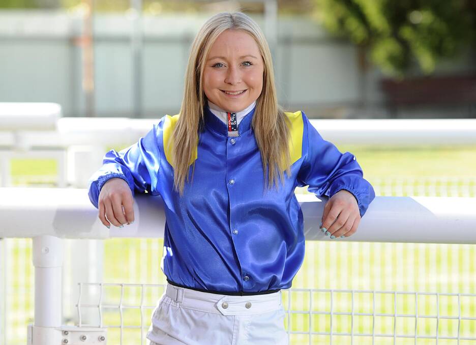 GIRL POWER: Talented jockey Brooke Sweeney will take the ride on O' So Hazy at Wagga on Friday. Picture: Laura Hardwick