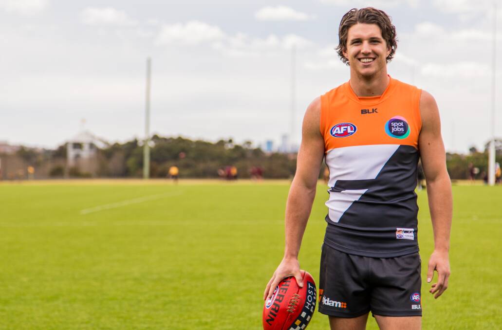 SPECIAL MOMENT: Temora boy Jake Barrett will make his AFL debut for Greater Western Sydney on Sunday.