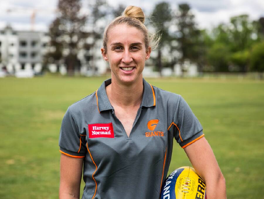 PIONEER: Ganmain footballer Clare Lawton will line up for Greater Western Sydney (GWS) in the inaugural AFL Women's competition in 2017.