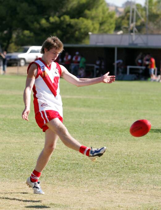 CHANGING COLOURS: James Nancarrow pictured playing for Griffith back in 2009. Nancarrow has joined Leeton-Whitton for the upcoming season.