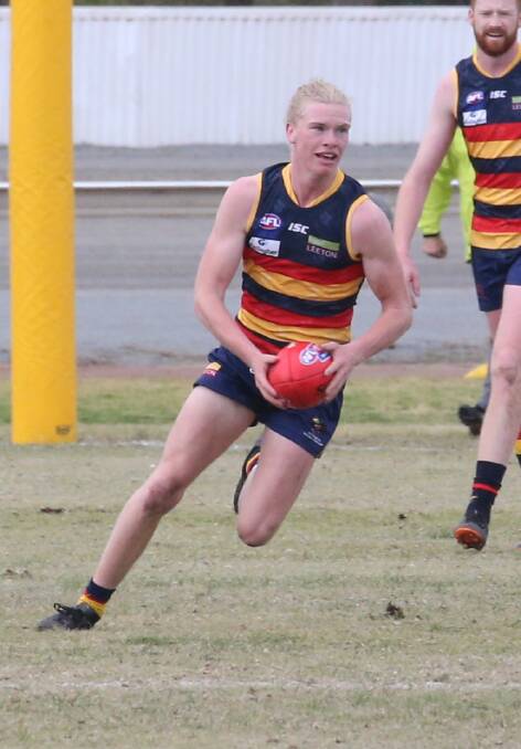 IN FORM: Ryan Dunn was again one of Leeton-Whitton's best in the big win over Narrandera at Leeton Showground on Saturday. Picture: Anthony Stipo