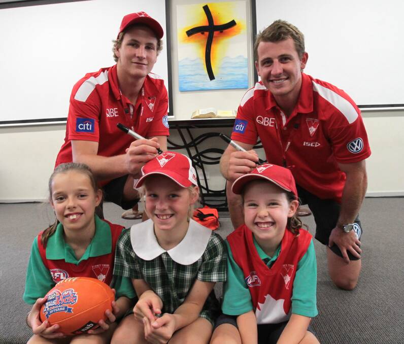 Photos from Sydney Swans' AFL Community Camp in Wagga