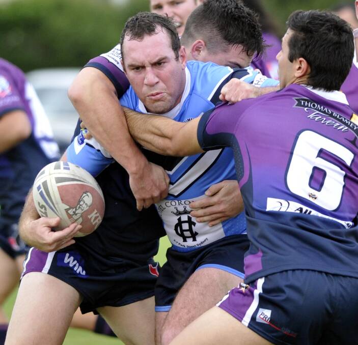 RE-SIGNED: Powerful Tumut prop Jason Back has committed to another season with the Blues as they look to climb the Group Nine ladder next year.