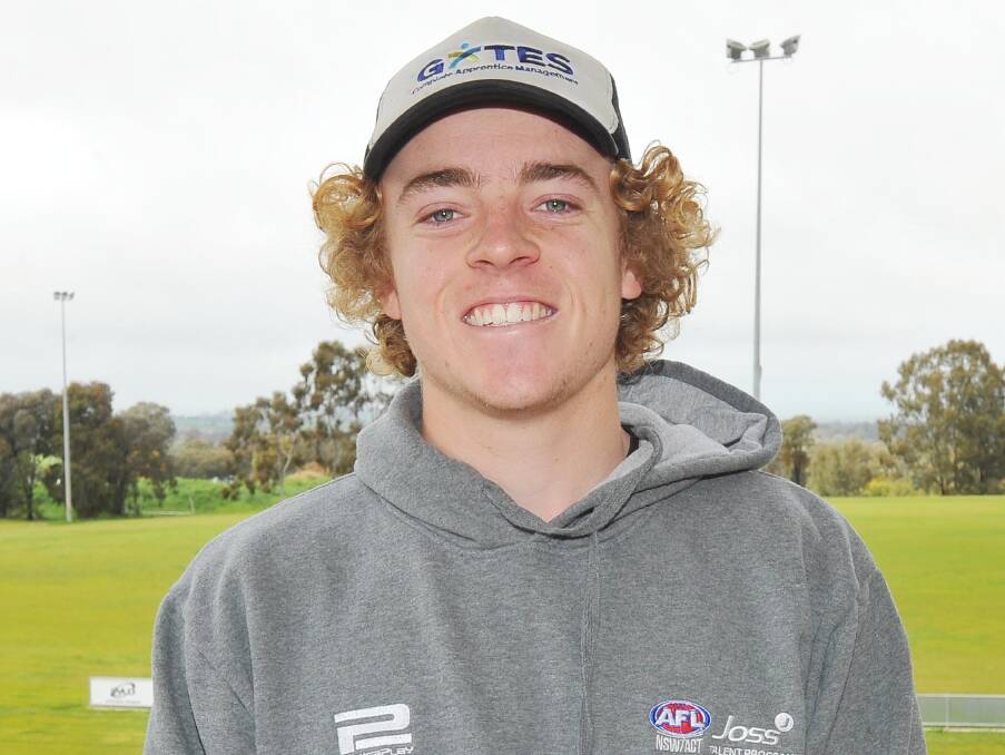 BIG YEAR AHEAD: Wagga Tigers midfielder Brendan Myers has a busy schedule ahead but it all could culminate in being drafted by an AFL club at year's end.