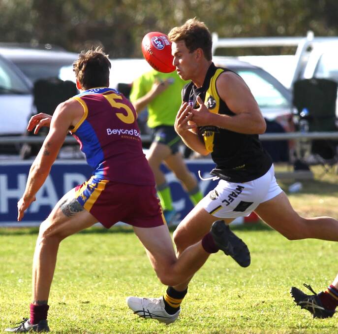 GOOD GAME: Jim Carroll was best for Tigers in their win over Ganmain-Grong Grong-Matong on Saturday.