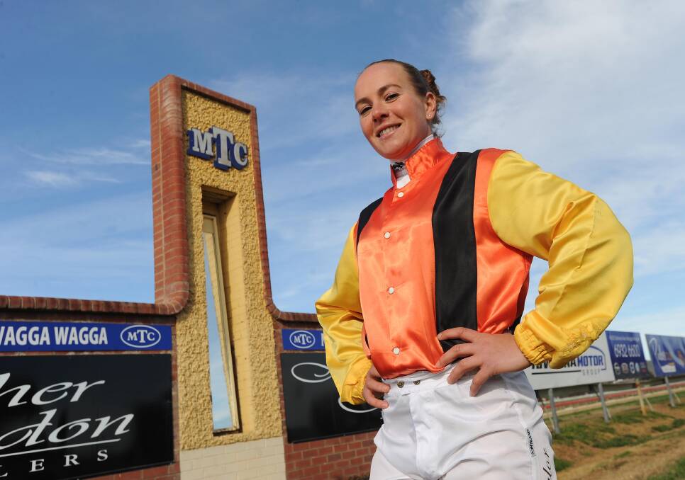 TRAILBLAZER: Tumut apprentice Megan Taylor has claimed the Southern District Racing Association (SDRA) jockey's premiership for the first time. Picture: Laura Hardwick