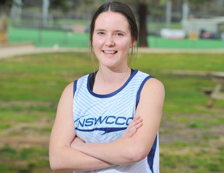 BACK ON TRACK: Wagga athlete Carly Salmon is on fire and has shown no signs on of slowing down as she prepares to take her athletics career to another level.