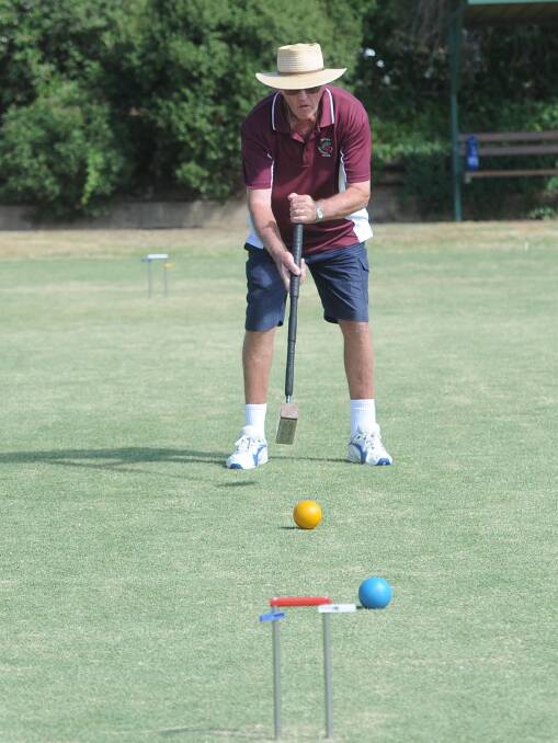 Pictures from the finals of Wagga Croquet Club's golf croquet carnival