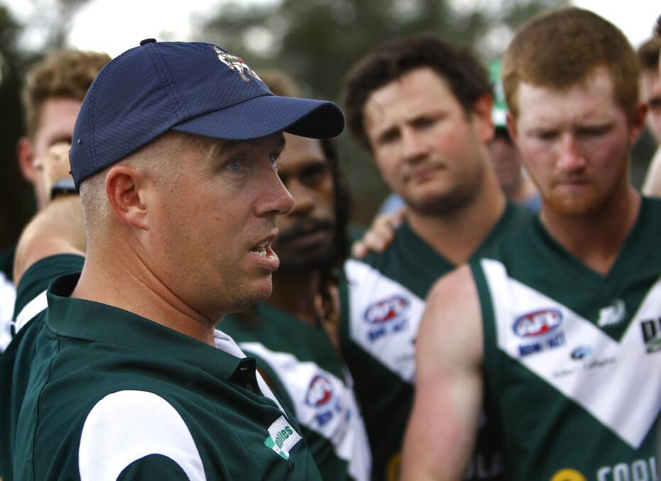 FINISHING UP: Long-time Coolamon coach Matt Hard will finish up in the role at the end of the Riverina League season. Picture: Les Smith