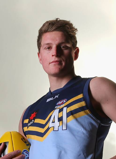 GIANT IN WAITING: Jacob Hopper is another Leeton product.
