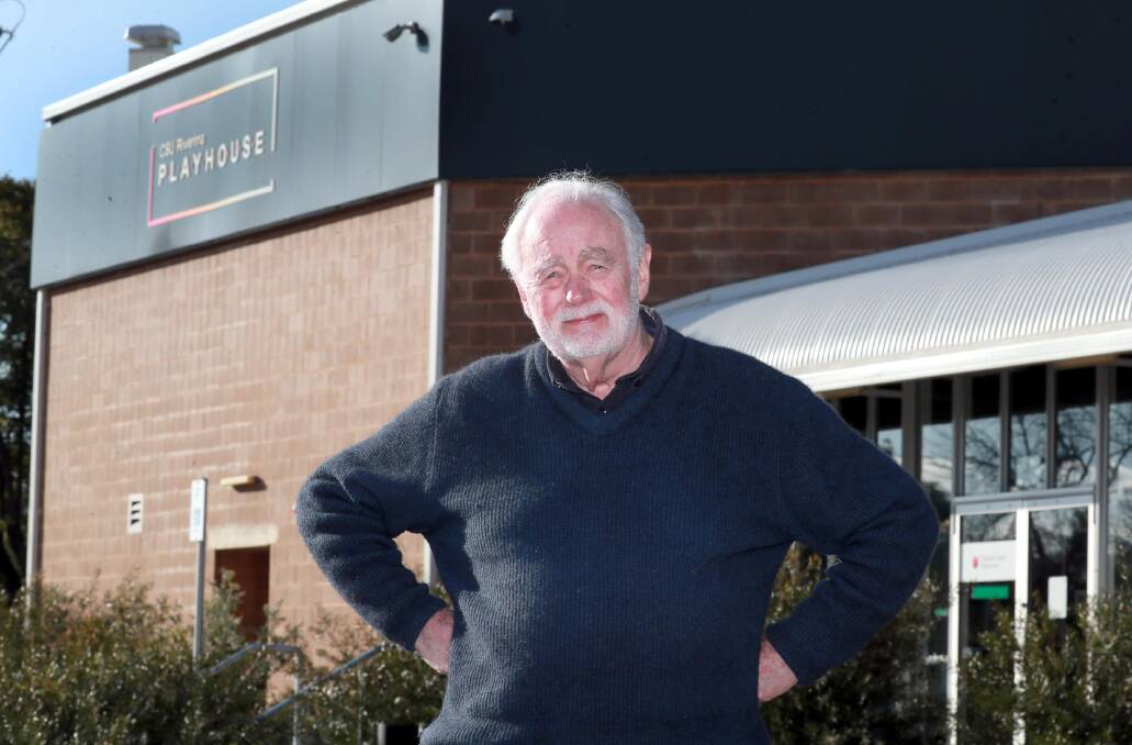 DRAMA OFF STAGE: Former general manager of the Riverina Playhouse Tony Trench sees changes to Wagga's university theatre offers as "another nail in the coffin". Picture: Les Smith