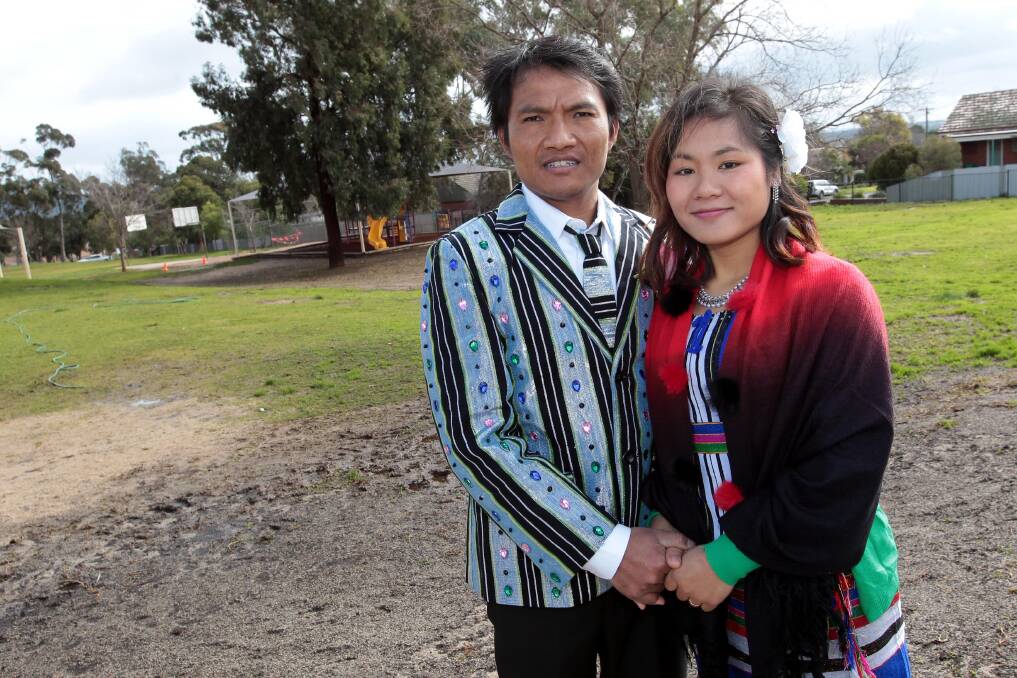 TYING THE KNOT: Burmese refugees Hung Kee and Thang Shien overcame years of persecution and pain to finally unite and marry. 