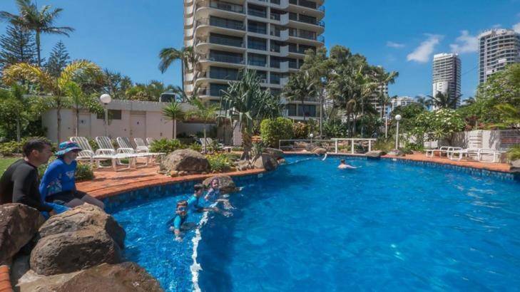 The apartment block on Main Beach Parade in the Gold Coast suburb of Main Beach where Health Minister Sussan Ley bought a $795,000 unit. Photo: Supplied/De Ville Apartments