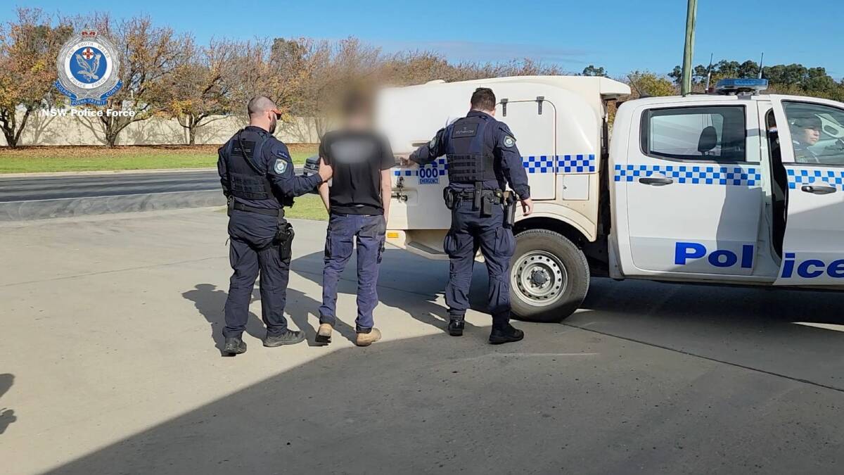 Two men were arrested in Copland Street after raids in North Wagga and Springvale on Wednesday, May 8. Picture supplied