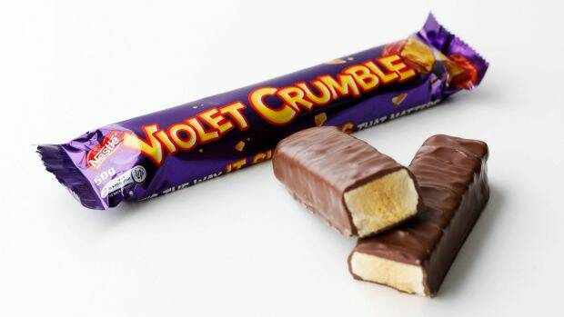 Robern Menz will acquire the Violet Crumble brand and its associated intellectual property, plant and equipment for an undisclosed sum. Photo: AAP
