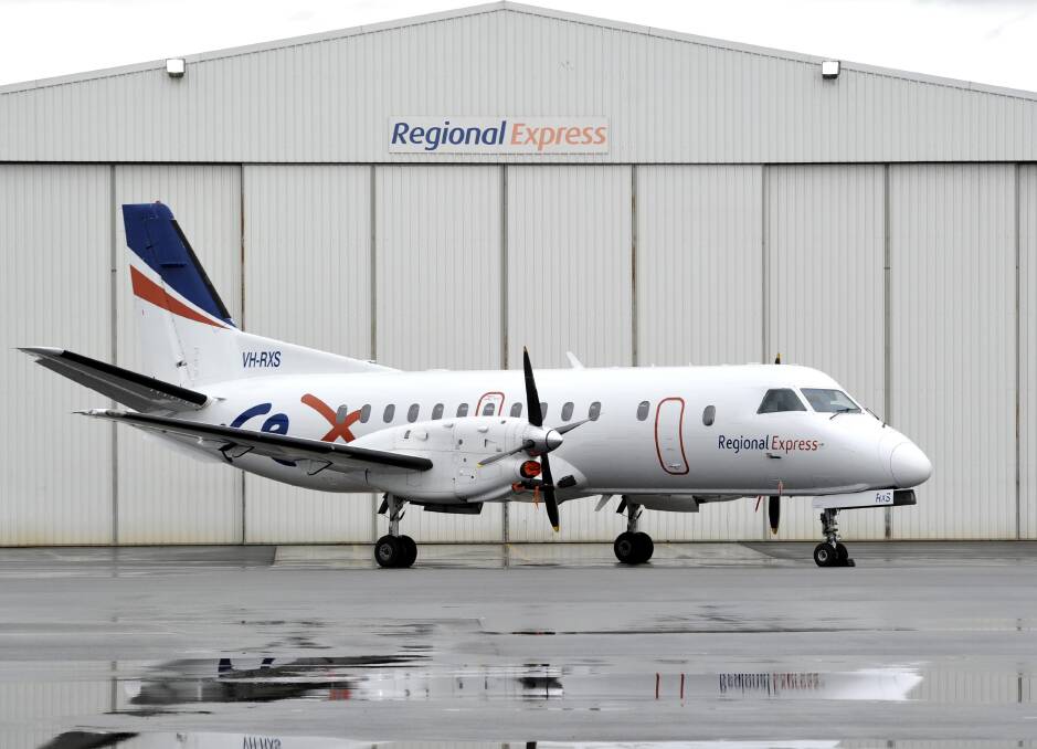 DELAY: While some passengers were caught off guard by Rex's stopover in Albury on Saturday morning, the airline said it was all disclosed during the booking process. Picture: Les Smith