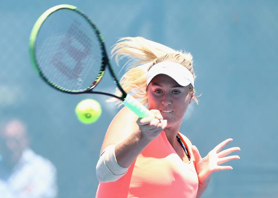 TAKING ON THE WORLD: Wagga's Kaitlin Staines will kick off her second Australian Junior Open campaign in Melbourne this week.