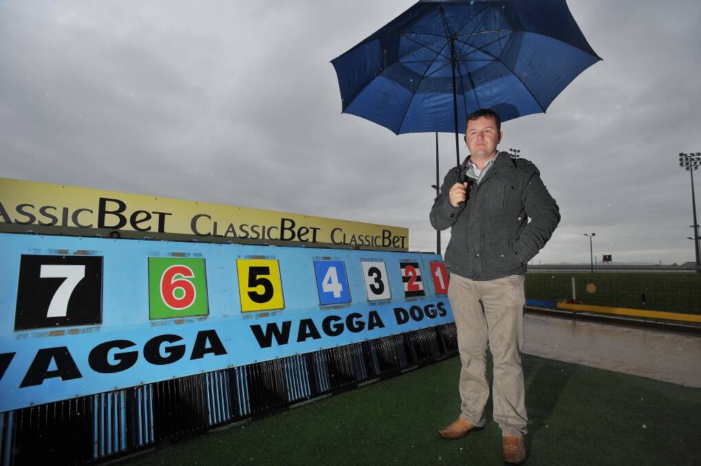 WASHED OUT: The heats of the Wagga Gold Cup have been moved to Sunday after rain forced the postponment of Friday's meeting. Racing manager John Patton thought it was the best plan under the circumstances.