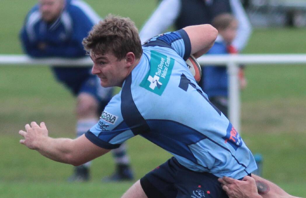 Sam Bunny was strong for Waratahs in the win over Tumut on Saturday.