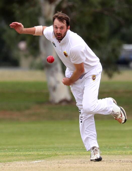 FEELING CONFIDENT: Lake Albert captain Alex Smeeth is looking to defend 201 against a St Michaels outfit playing for their season. Picture: Les Smith