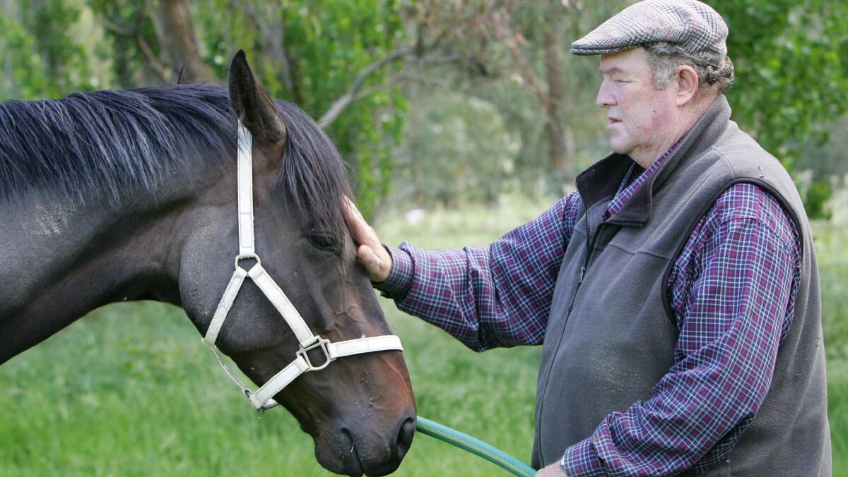 Pictures of the Corowa trainer during his illustrious career