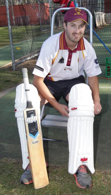 Alex Smeeth is Lake Albert's major recruit ahead of the Wagga cricket season.