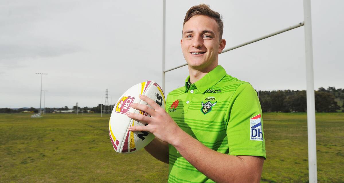 ON HIS WAY: Brothers junior Sam Bramich has signed a two-year-deal with the Canberra Raiders as he chases his NRL dream. Picture: Kieren L Tilly