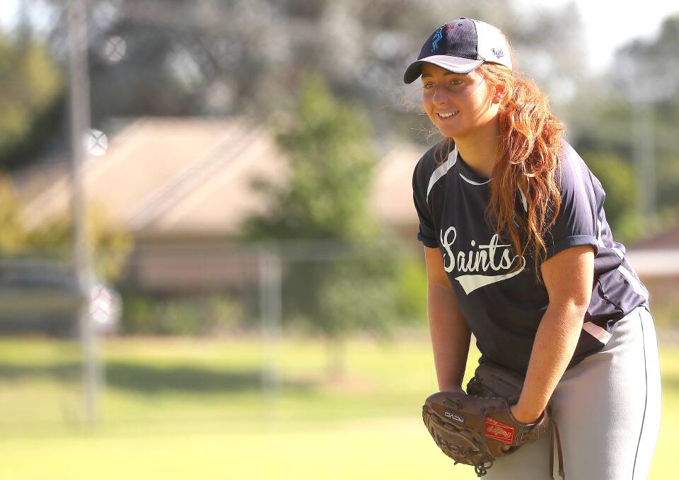 Pitcher Tessa McGlynn will be one of the keys for Saints in the preliminary final on Saturday.