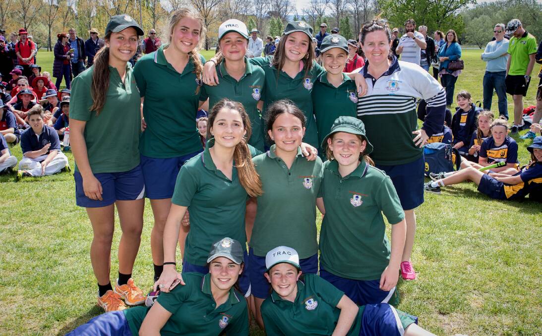 MCG BOUND: The Riverina Anglican College celebrate after winning through to the national final of the Milo T20 Blast School Cup in Canberra last week. The final will be played at the MCG in December.