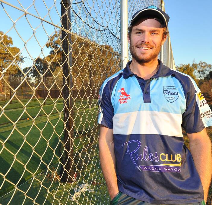 FRESH FACE: Luke Gerhard has taken over the South Wagga coaching role from Joel Robinson for the upcoming Wagga cricket season. Robinson will remain first grade captain. Picture: Kieren L Tilly