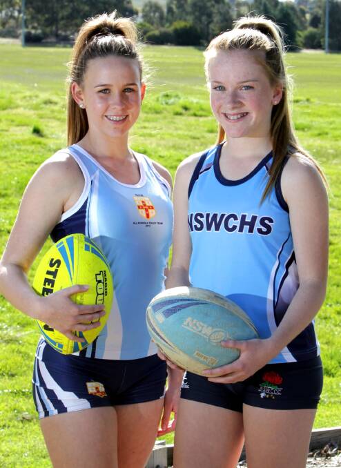 Cleo Randal and Gabby O'Connell are heading to touch nationals next week.