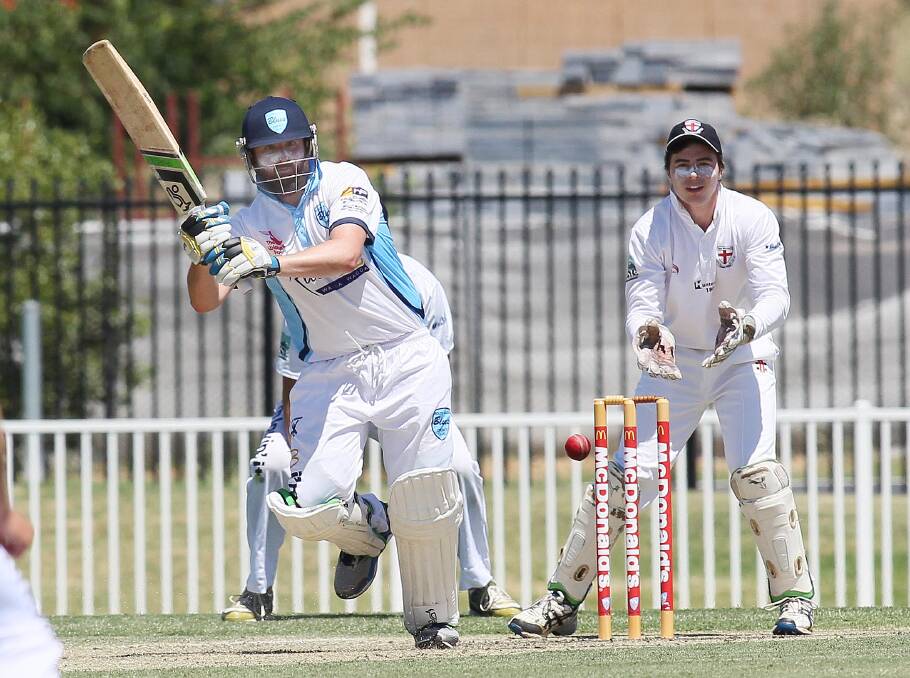 Courtesy on an unbeaten 72 South Wagga captain Joel Robinson moved to second in Wagga's top runscorers. 
