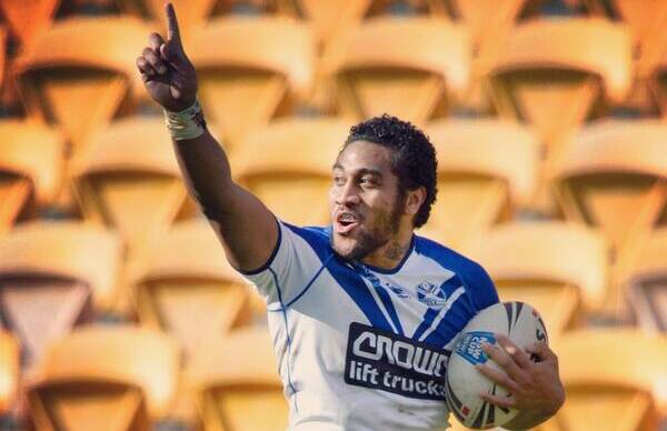 BREATHING FIRE: Former Auckland Vulcans centre Atalea Nafetalai has joined Temora for the 2017 season. Picture: Auckland Vulcans