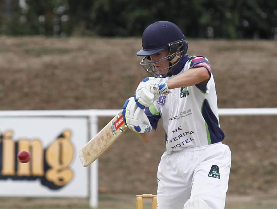 Harry Rosengren impressed with both bat and ball for Wagga in the Stribley Shield win over Cootamundra on Sunday.