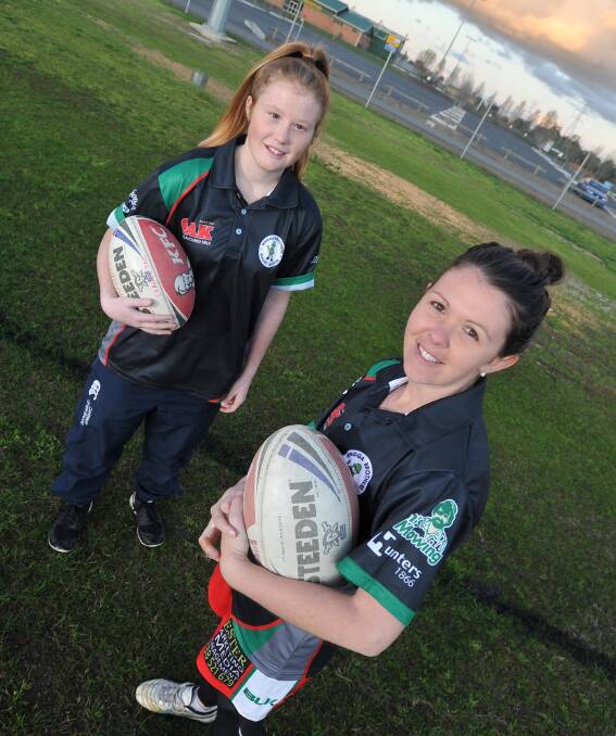 MILESTONE MATCHES: Brothers leaguetag players Bridget Horsley (left) and Sarah Stewart play their 100th game for the club one game apart as they look to extend the club's four-year unbeaten streak on Sunday. Picture: Laura Hardwick
