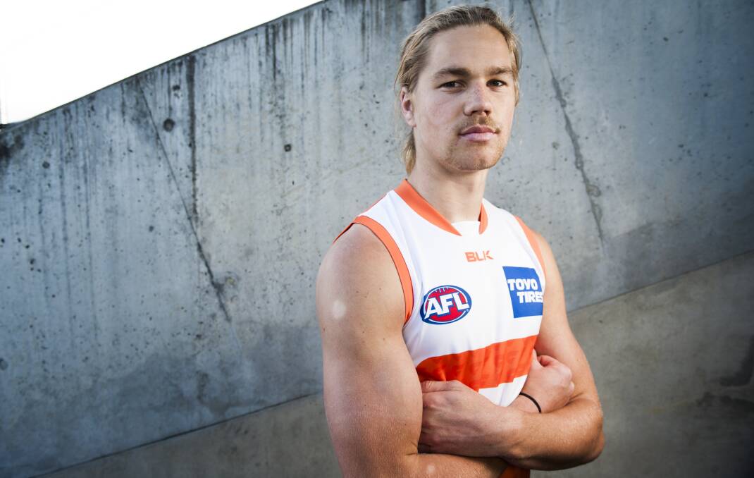 TWO MORE YEARS: Wagga product Harry Himmelberg has extended his contract with Greater Western Sydney for another two years. He will be part of the Giants NEAFL team at Robertson Oval on Saturday.