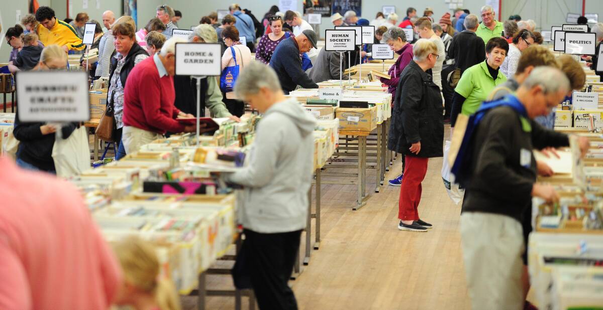 PAGE-TURNER: This year's Wagga Rotary Book Fair has been deemed another resounding success by organisers.
