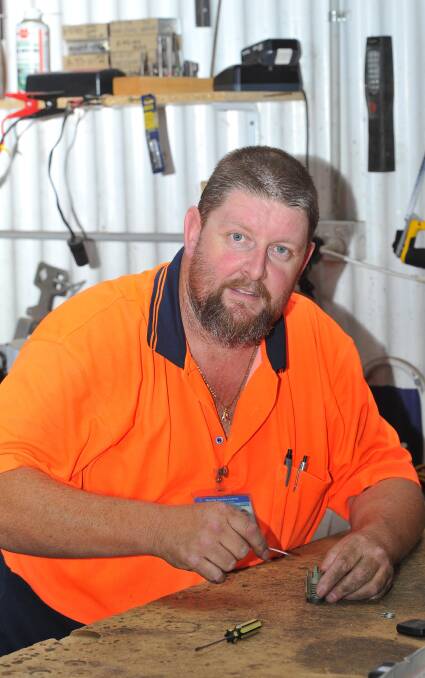 LOCK, STOCK AND BARREL: Wagga locksmith Rod Edyvean is a local business success story. Picture: Kieren L Tilly
